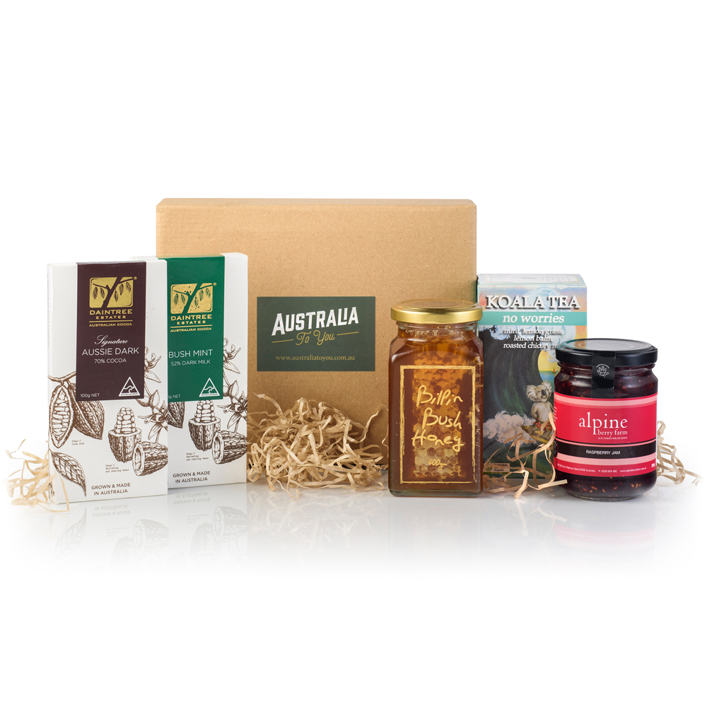 Shop Australian made gifts Australiana premium gift box Australia to You Australia to You